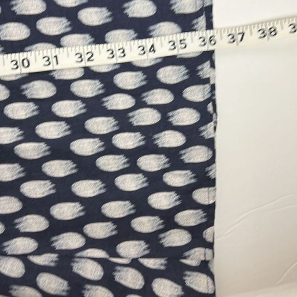 NWOT Patagonia Blue Polka Dot Hemp - Cotton Blend Sleeveless Drawstring Dress - Picture 13 of 13